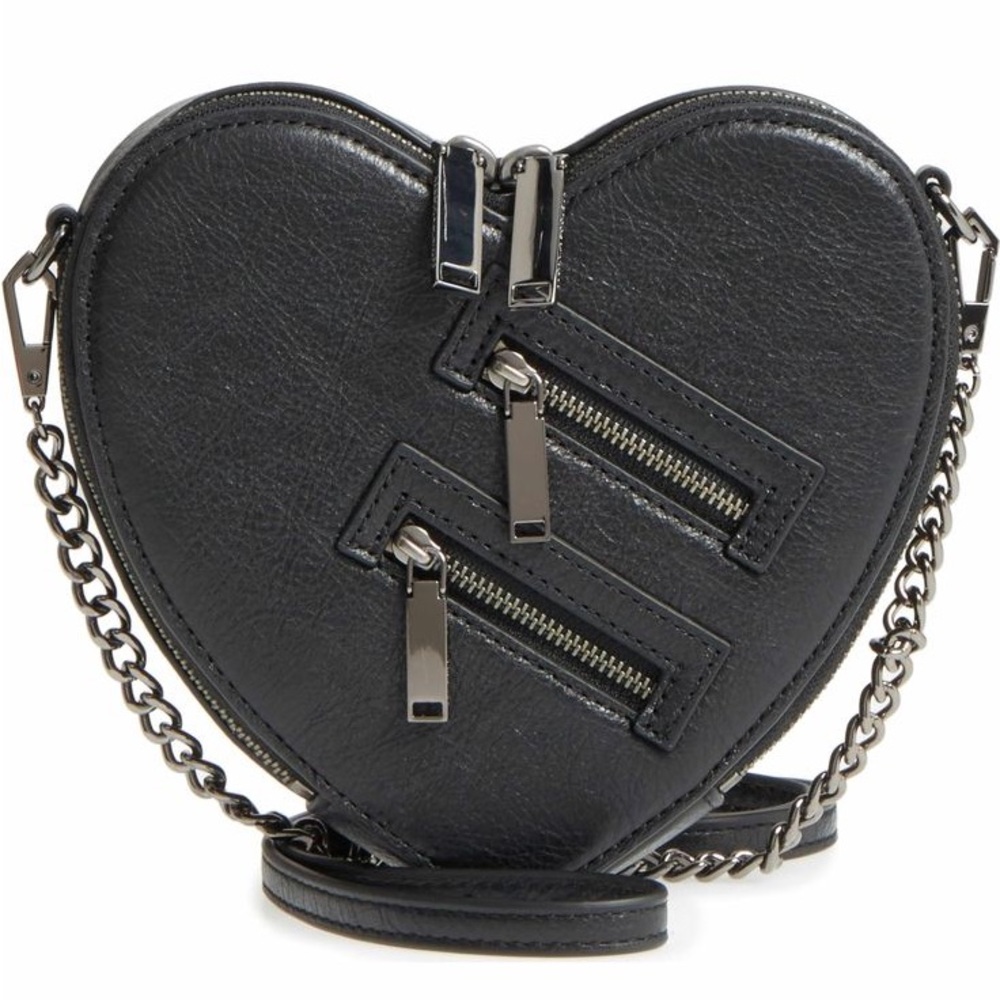 Rebecca Minkoff Black Heart Crossbody Bag